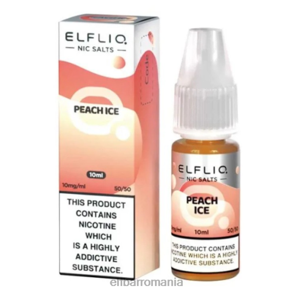 elfbar elfliq nic saruri - gheata de piersici - 10ml-20 mg/ml original DF24S186