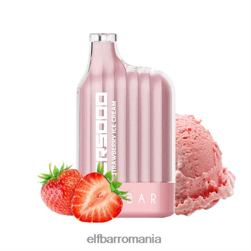 ELFBAR cea mai bună aromă de unică folosință vape cr5000 mare vânzare înghețată de căpșuni R06FNN18