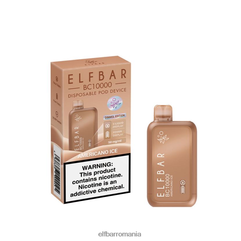 ELFBAR cea mai bună aromă vape de unică folosință seria bc10000 de gheață gheata americana R06FNN3