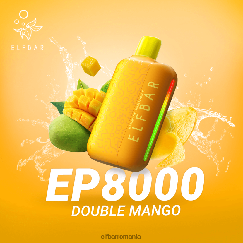 ELFBAR vaporizator de unică folosință noi ep8000 puf mango dublu R06FNN68